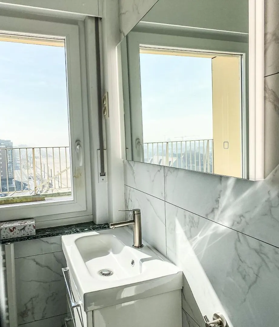 Studio With A Unique Terrace And Amazing Panoramic View Of The Sea T45 Oostende 0*,